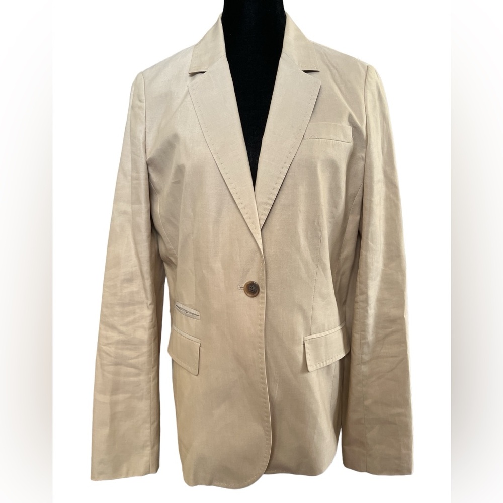 J. Crew cotton chino blazer